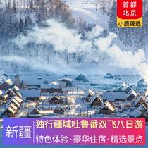 獨(dú)行疆域吐魯番往飛八日游(新疆維吾爾族家訪，與當(dāng)?shù)鼐用窳憔嚯x接觸，全程景點(diǎn)含大門(mén)票+區(qū)間車，暢玩體驗(yàn))